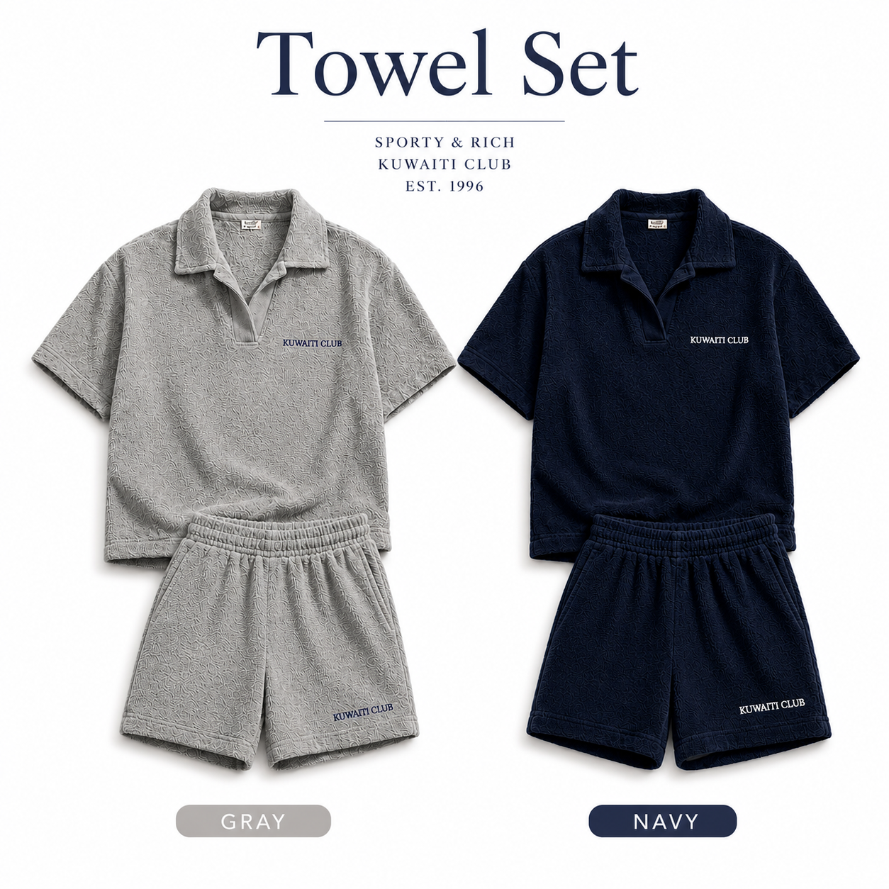 Kuwaiticlub Towel Polo Set