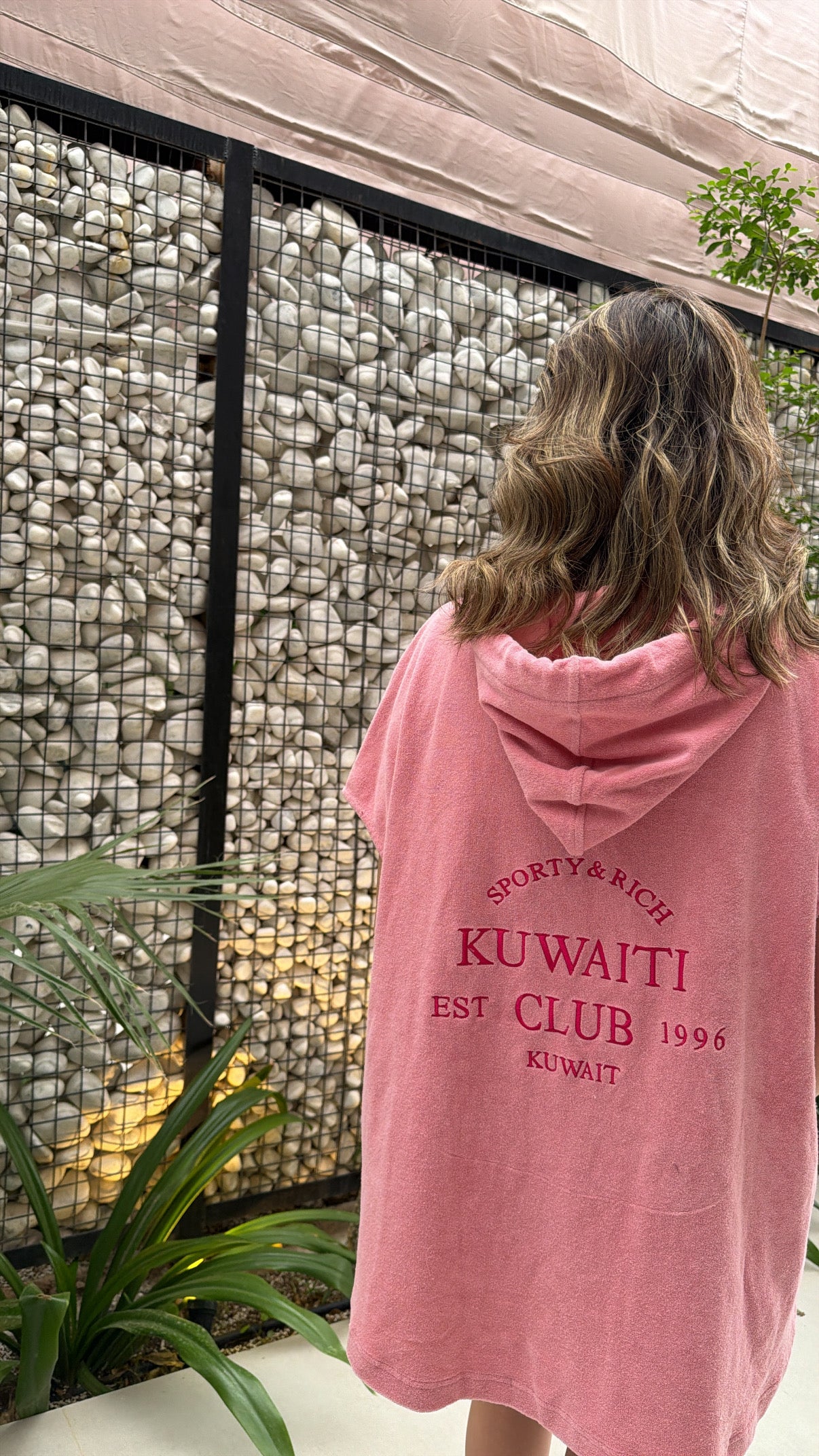 Kuwaiticlub towelling beach cover up🌴🌊