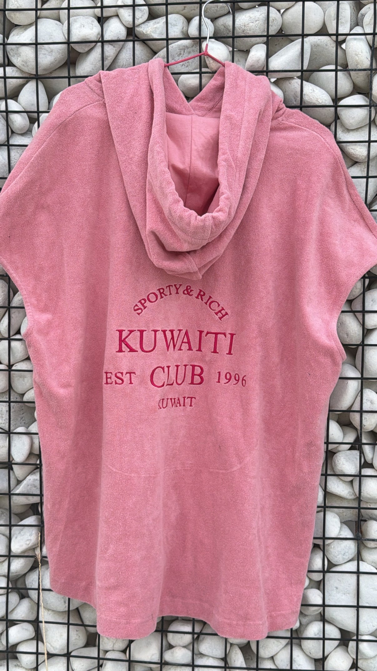 Kuwaiticlub towelling beach cover up🌴🌊