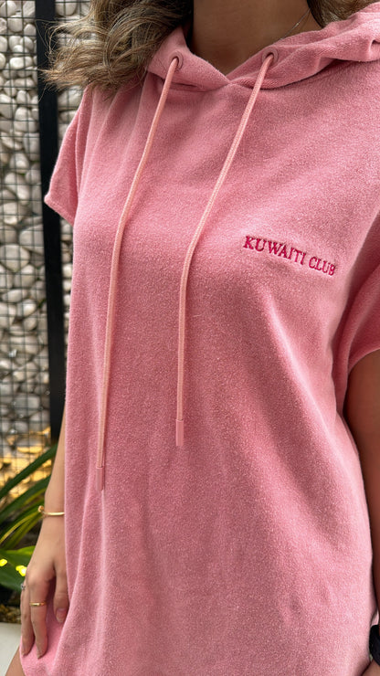 Kuwaiticlub towelling beach cover up🌴🌊