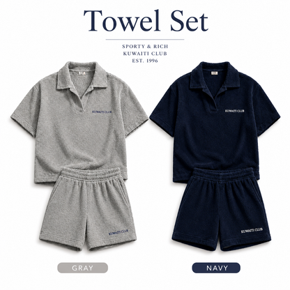 Kuwaiticlub Towel Polo Set